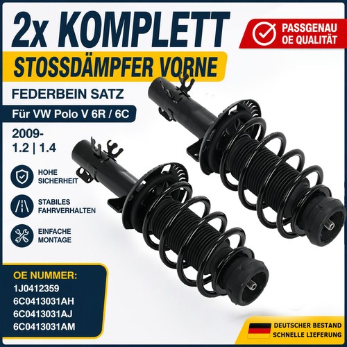 Komplett stoßdämpfer - 2x,